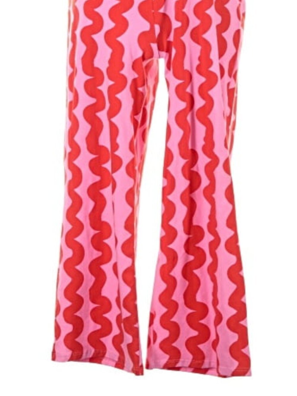 Nooworks Sonny Suit Pink Squiggle Jumpsuit Small Like New Made in California - Picture 3 of 3